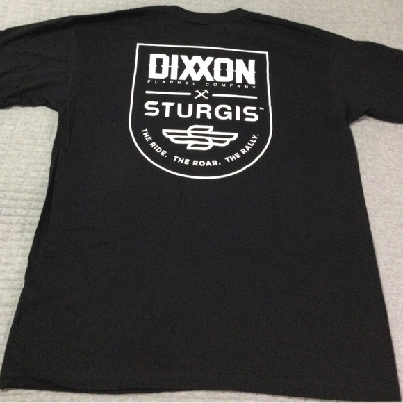 DIXXON Other - Dixxon Men's Black Ride The Roar Rally Badge Sturgis Shirt